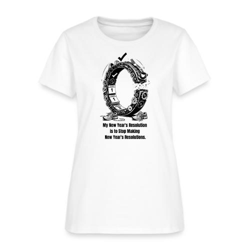 The Resolution Loop - Sarcastic New Year's T-Shirt - Women's T-Shirt