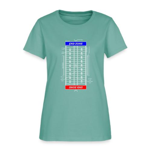 American Football Pitch Layout - Women's T-Shirt