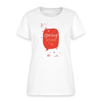 spring for restart - Women's T-Shirt - white - Front