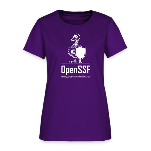 OpenSSF tall white logo - Women's T-Shirt