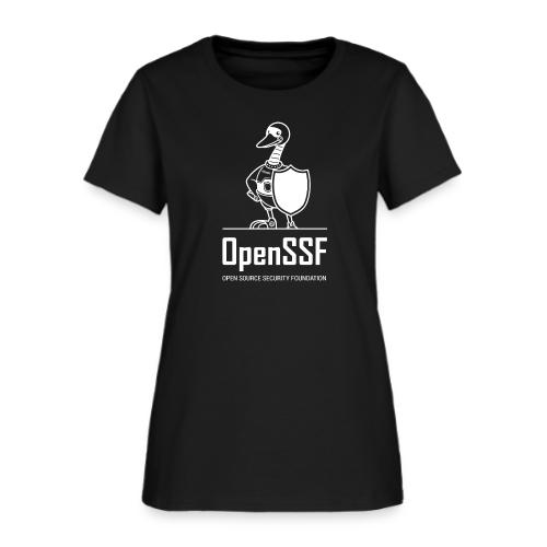 OpenSSF tall white logo - Women's T-Shirt