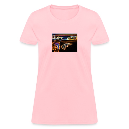 Melted Neon Dali - Women's T-Shirt