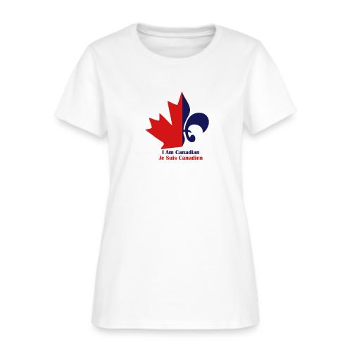 Maple Leaf Fleur de lis - Women's T-Shirt