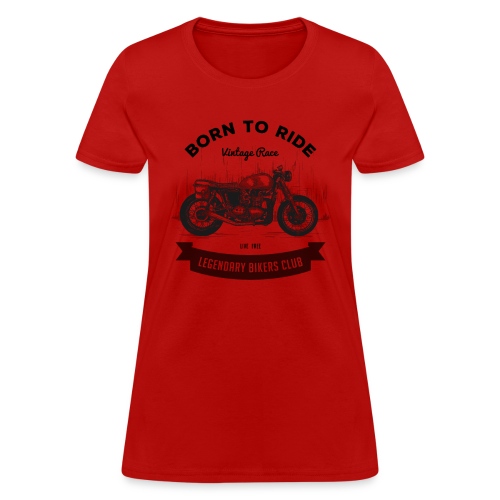 Born to ride Vintage Race T-shirt - Women's T-Shirt
