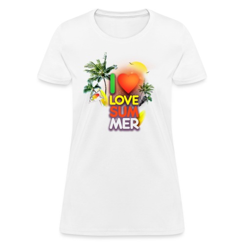 I love summer - Women's T-Shirt