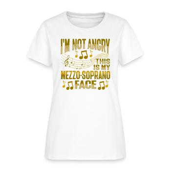 Mezzo-Soprano Voice Design for a Choir Member - Women's T-Shirt - white - Front