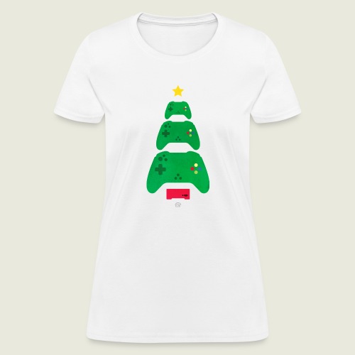 Christmas Tree Gaming Controller 🎄👾🎄 - Women's T-Shirt