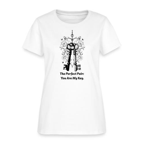 Valentine love keys - Women's T-Shirt