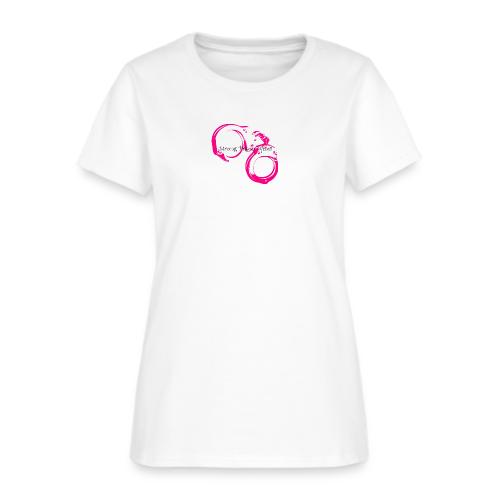 spw pink hand cuffs jpg - Women's T-Shirt