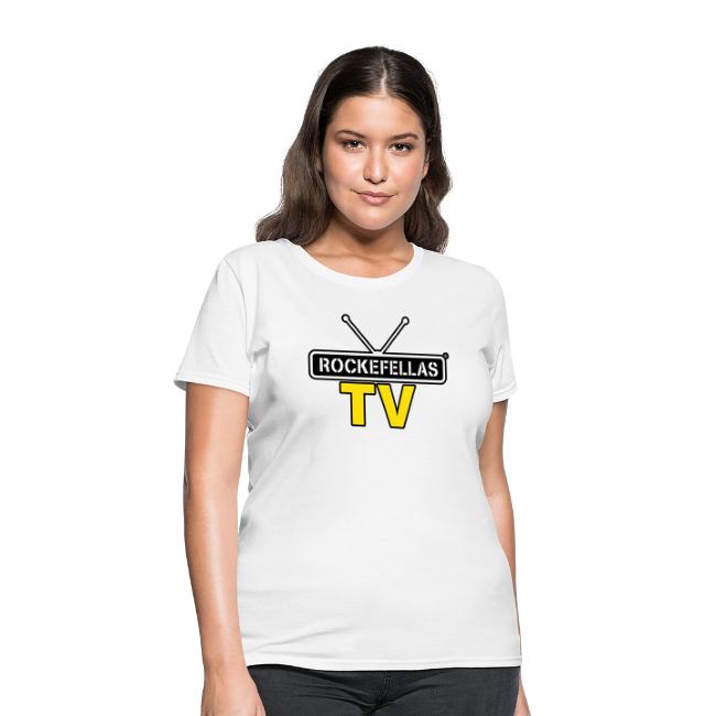 Rockefellas TV Outlined Logo Tee