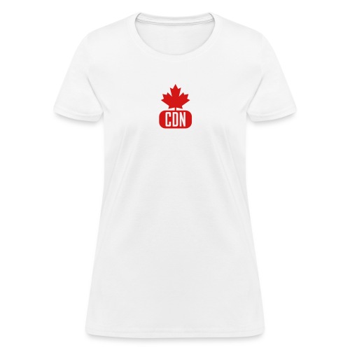 CDN with Leaf - Women's T-Shirt