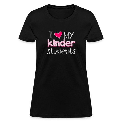 love my kinders png - Women's T-Shirt
