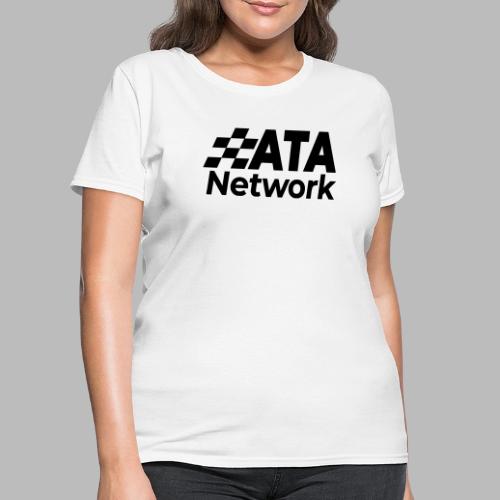 ATA Network Black Stacked Logo - Women's T-Shirt