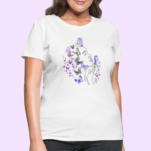 Dreamy Butterfly Goddess - Fairytale Design - Women's T-Shirt