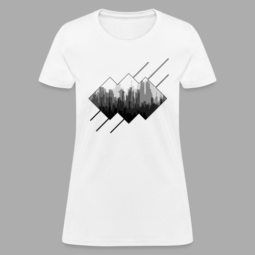BLACK AND WHITE CITY - Women's T-Shirt