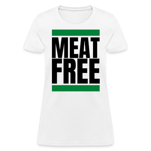 MEAT FREE | Vegan Bodybuilding Vegan Straight Edge - Women's T-Shirt