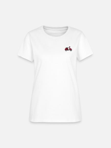 Scooter embroidered - Women's T-Shirt - white