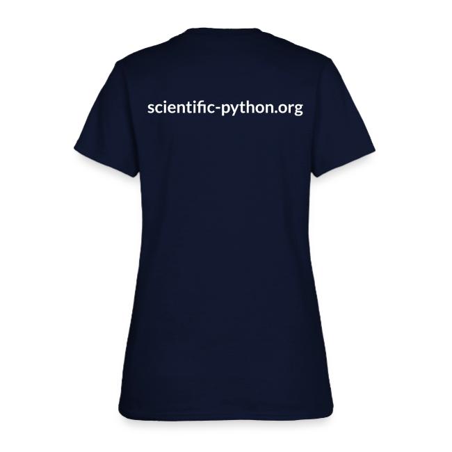 scientific python white logo