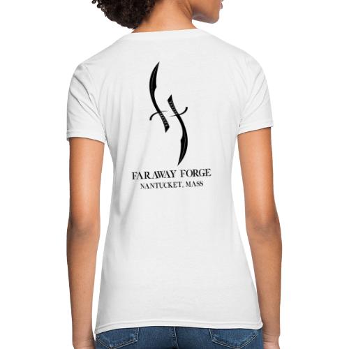 Faraway Forge BIG logo - White - Women's T-Shirt