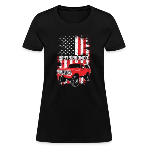 1979 Bronco Red USA T-Shirt - Women's T-Shirt