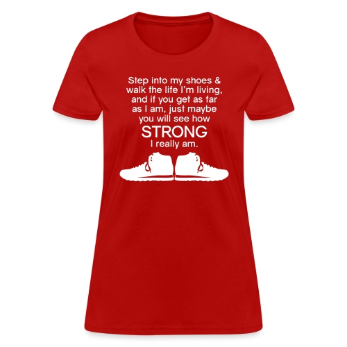 Step into My Shoes (tennis shoes) - Women's T-Shirt