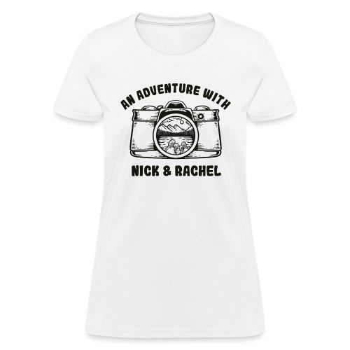 Nick & Rachel Black & White Logo - Women's T-Shirt