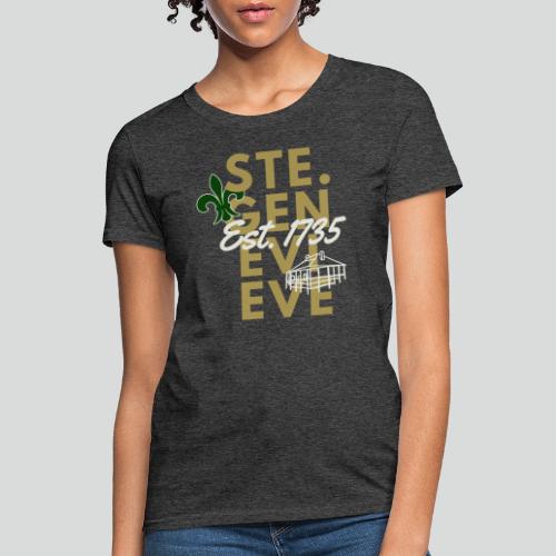 Ste. Genevieve Gold/Green - Women's T-Shirt