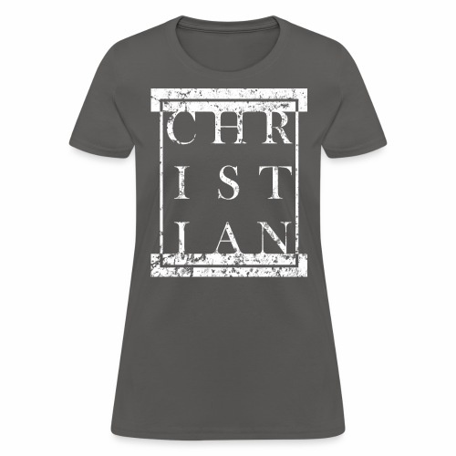 CHRISTIAN Religion - Grunge Block Box Gift Ideas - Women's T-Shirt