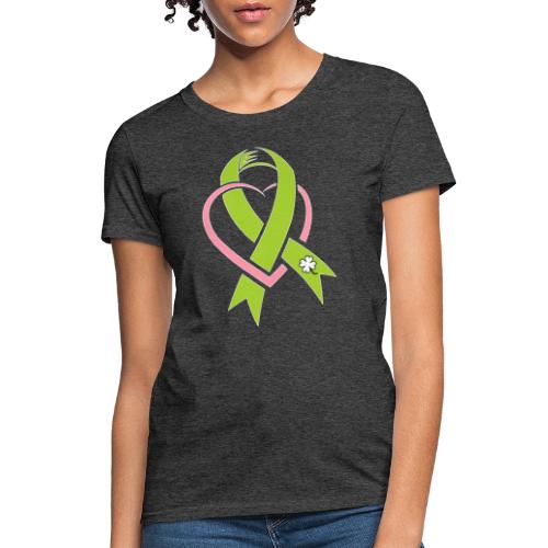TB Non-Hodgkins Lymphoma Awareness with Heart - Women's T-Shirt