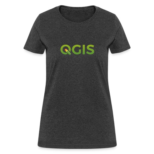 qgis_600dpi_transp_bg - Women's T-Shirt