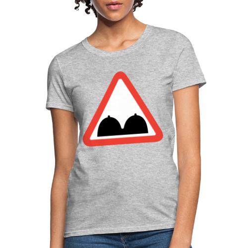 Boobs Ahead - Women's T-Shirt