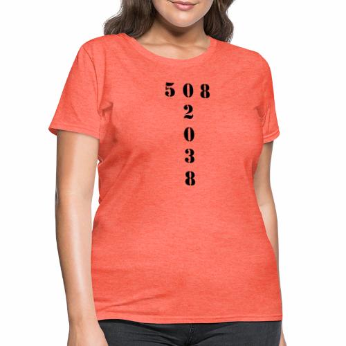 508 02038 franklin area/zip code - Women's T-Shirt