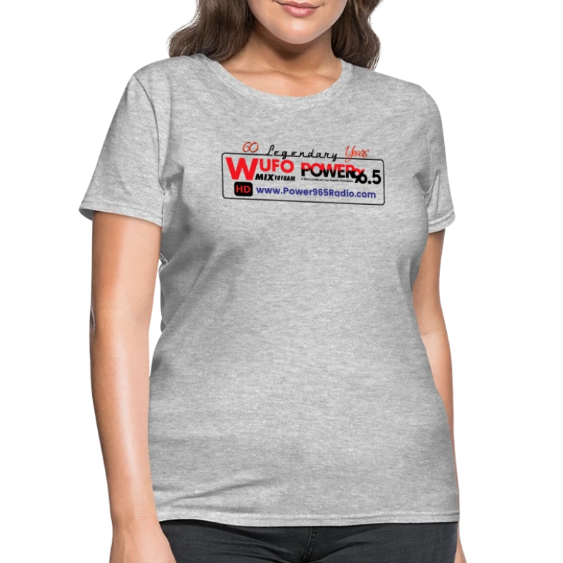 60 Year Anniversary Power 96.5 Radio - Women's T-Shirt