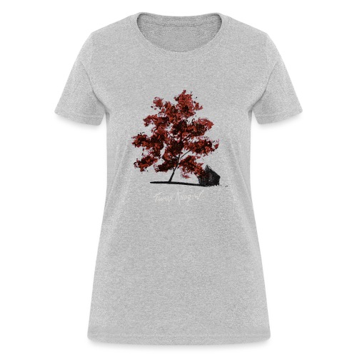 Red Tree design3PNG - Women's T-Shirt