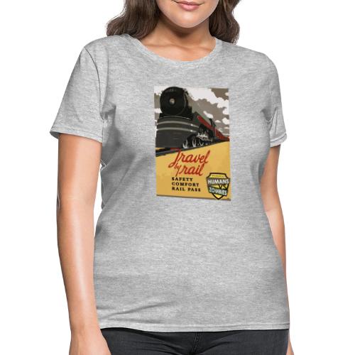 Travel by Rail - Women's T-Shirt