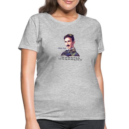 Nikola Tesla, The Genius - Women's T-Shirt
