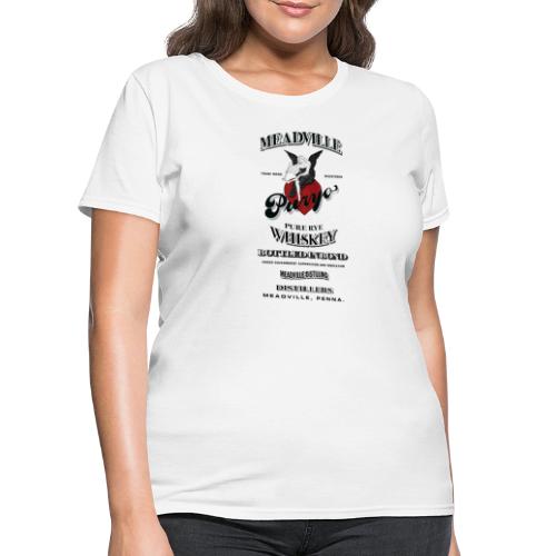 Meadville Pure Rye Whiskey Label - Women's T-Shirt