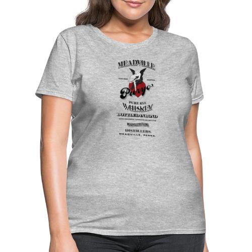 Meadville Pure Rye Whiskey Label - Women's T-Shirt