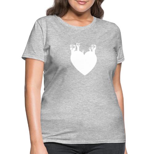 Heart of Fists Black - Women's T-Shirt