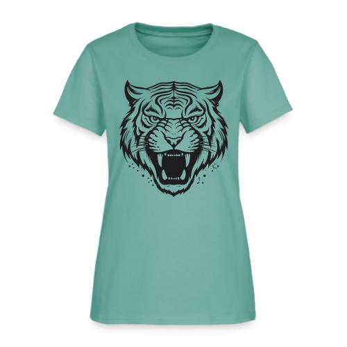 Wild Tiger Fashion, the fury of the feline tiger. - Women's T-Shirt