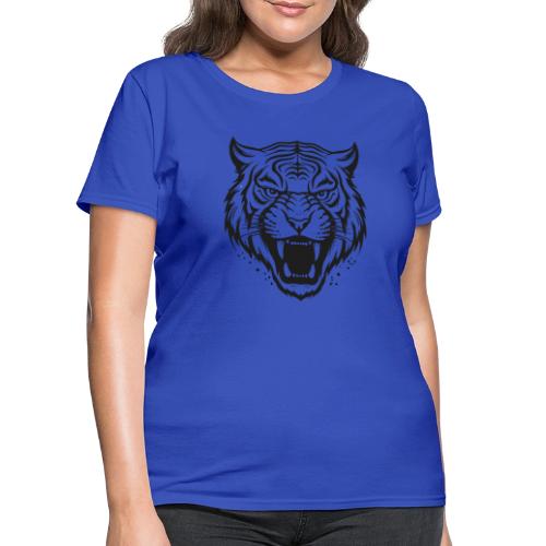 Wild Tiger Fashion, the fury of the feline tiger. - Women's T-Shirt