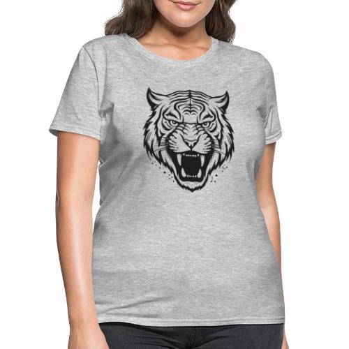 Wild Tiger Fashion, the fury of the feline tiger. - Women's T-Shirt
