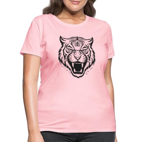 Wild Tiger Fashion, the fury of the feline tiger. - Women's T-Shirt