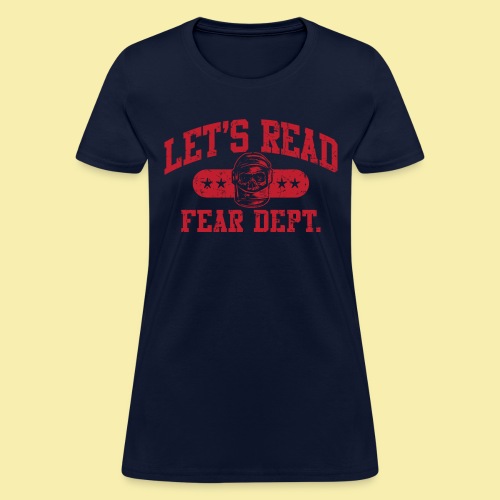 Fear Dept - Athletic Red - Inverted - Women's T-Shirt