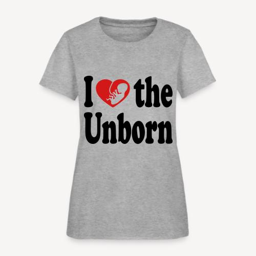 i heart the unborn - Women's T-Shirt