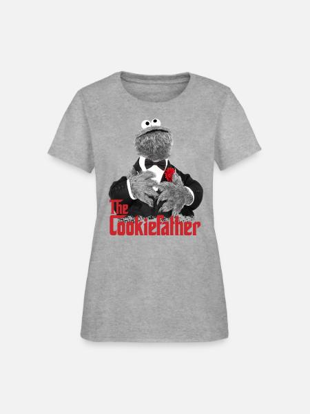 Sesame Street Cookiefather - Women's T-Shirt - heather gray