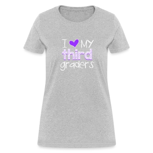 love my 3rd graders png - Women's T-Shirt