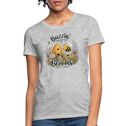 Buzzin' Through The Blooms - Women's T-Shirt