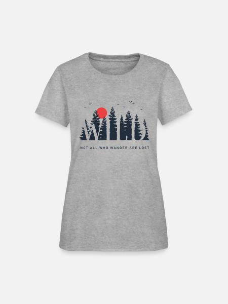 Wild - Wanderlust collection - Women's T-Shirt - heather gray