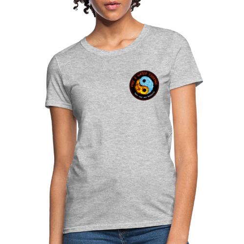 Fire & Water Cooking Small Left Chest Logo - Women's T-Shirt